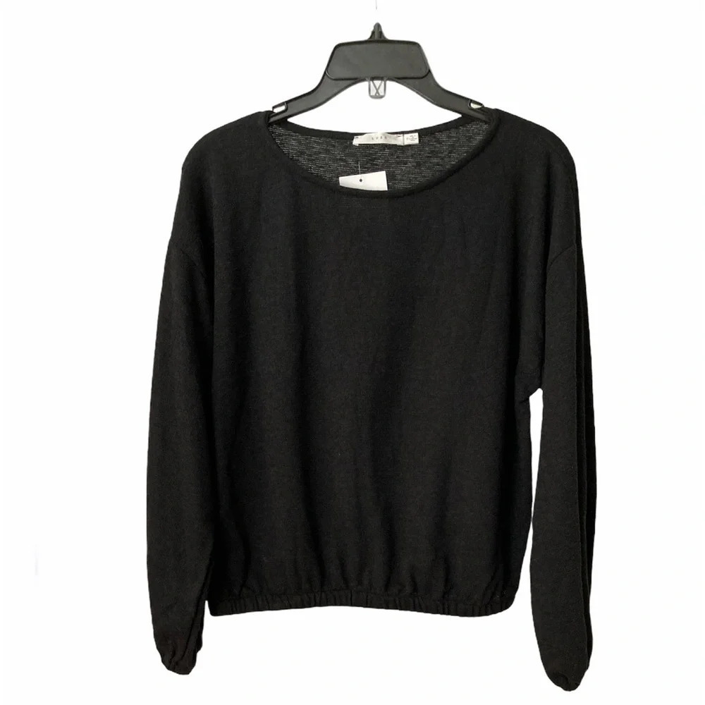 LUSH Black Long Sleeves Top Small BNTW